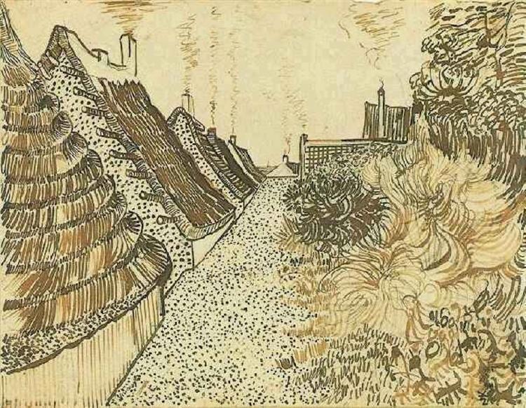 Street in SaintesMaries, 1888 Vincent van Gogh