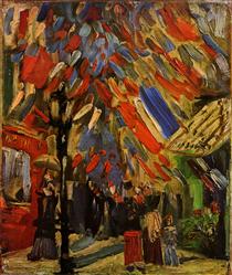 The Fourteenth of July Celebration in Paris - Винсент Ван Гог