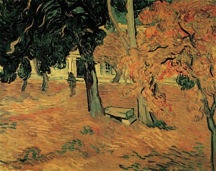 The Garden of Saint-Paul Hospital, 1889 - Vincent van Gogh