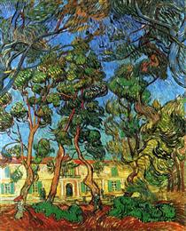 The Grounds of the Asylum - Vincent van Gogh