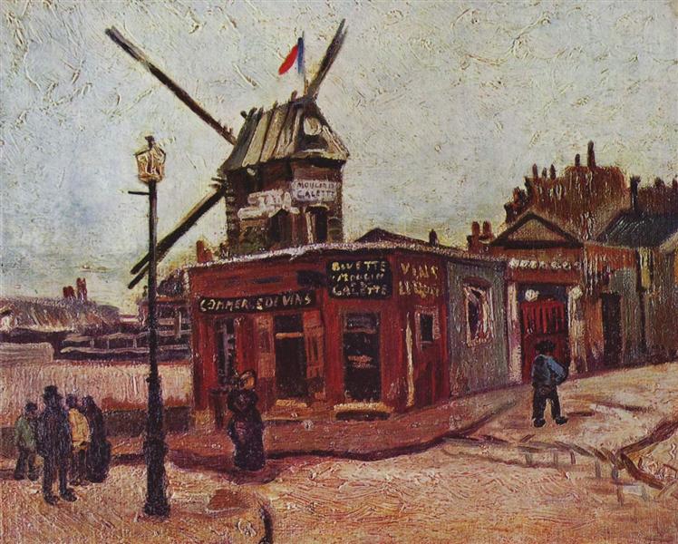 van gogh moulin de la galette 1886