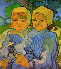 Two Little Girls - Vincent van Gogh