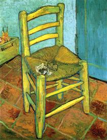 A Cadeira de Van Gogh com Cachimbo - Vincent van Gogh