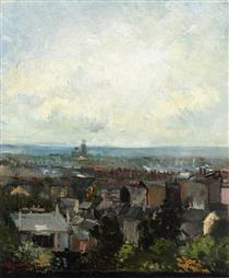 View of Paris from near Montmartre - Винсент Ван Гог