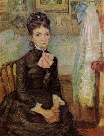 Woman Sitting by a Cradle - Vincent van Gogh