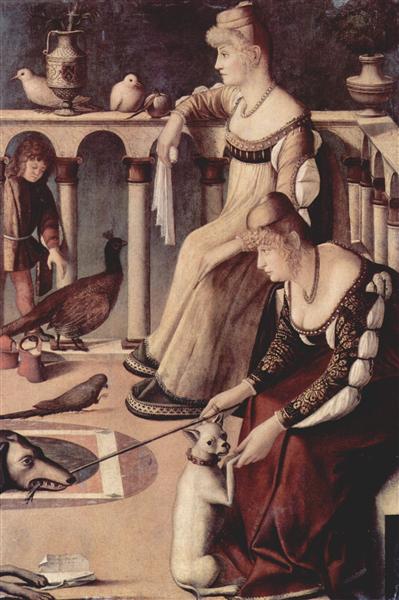 Duas damas venezianas, c.1490 - Vittore Carpaccio