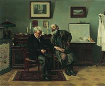 At the doctor's - Vladimir Makovsky