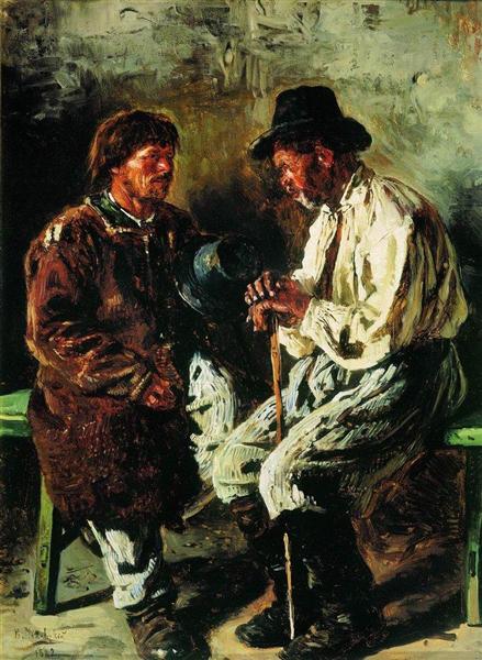 Two Ukrainians, 1882 - Vladimir Makovski