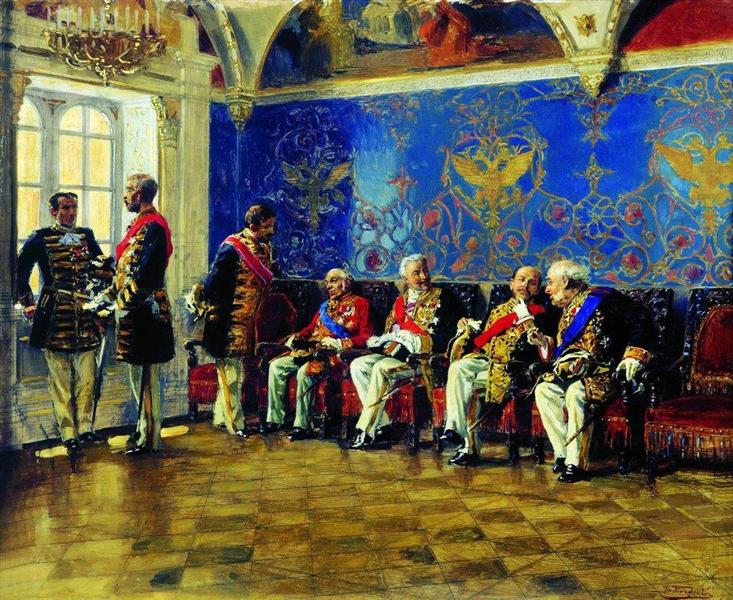 Waiting for an Audience, 1904 - Vladímir Makovski