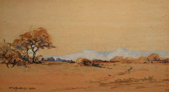 Distant Blue Hills, 1934 - Волтер Баттіс