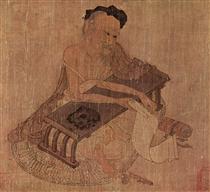 Portrait of Fu Sheng - Ван Вей