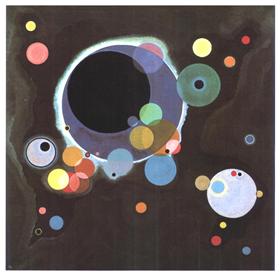 Varios círculos - Wassily Kandinsky