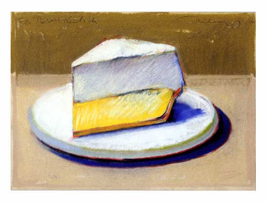 Lemon Meringue Pie, 1964 - Wayne Thiebaud