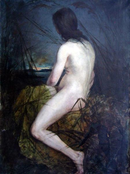 Nude in the Reeds - Wilhelm Kotarbinski