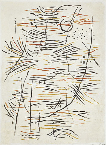 Figure in Motion, 1952 - Willi Baumeister