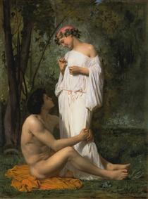 Idylle - William Adolphe Bouguereau