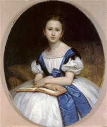 Portrait de Mademoiselle Pauline Brissac - William Bouguereau