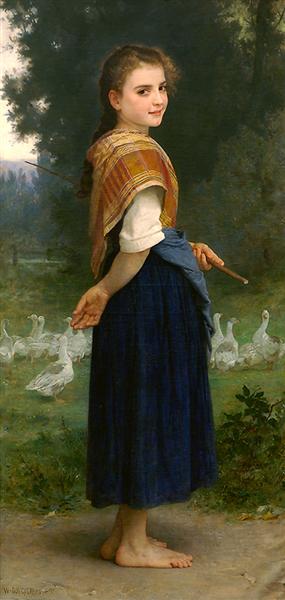 The Goose Girl, 1891 - 布格羅