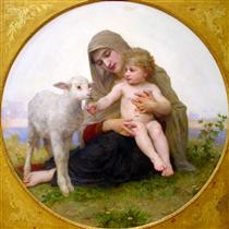 The Virgin Lamb - William Adolphe Bouguereau