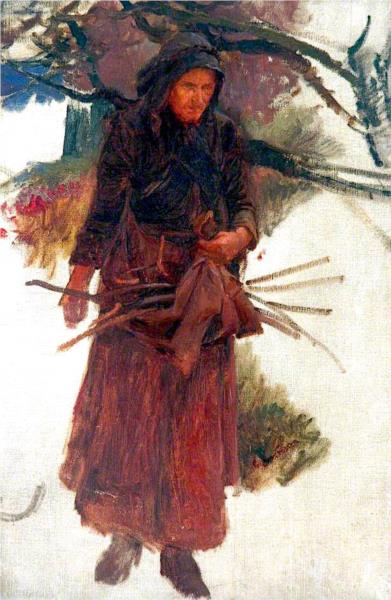 Runswick Fish Wife, 1900 - William Gilbert Foster