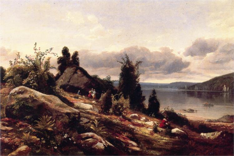 Spring Day on the Hudson - William Hart