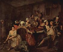 Scene in a Tavern (The Orgy) - Уильям Хогарт