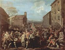 The March of the Guards to Finchley - William Hogarth