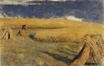 Cornfield at Ewell - William Holman Hunt