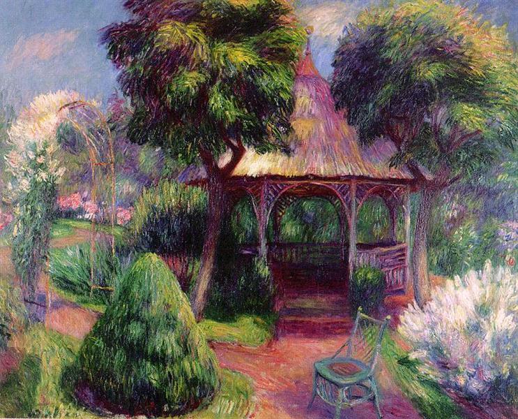 Garden in Hartford, 1918 - William Glackens