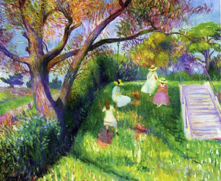 The Swing, 1913 - William James Glackens