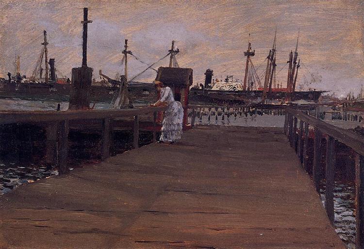 Woman on a Dock, 1886 - William Merritt Chase