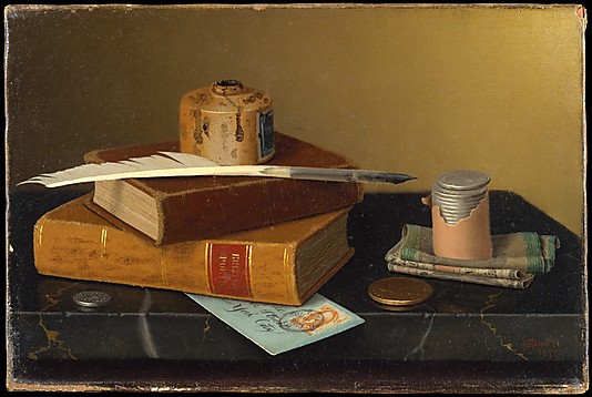 The Banker's Table, 1877 - William Harnett