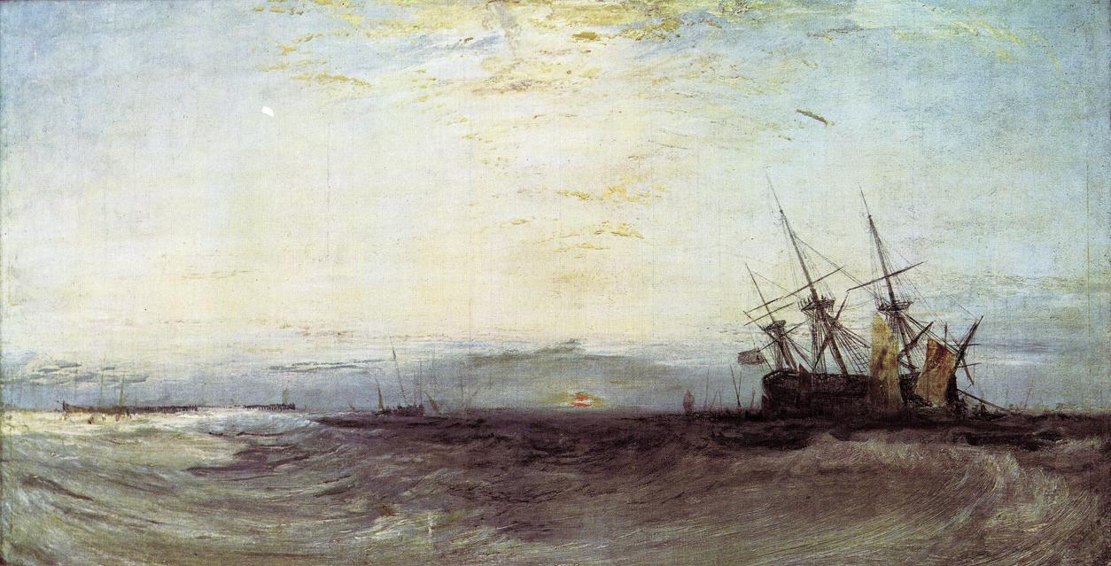 A Ship Aground - William Turner - WikiArt.org - encyclopedia of visual arts