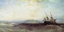 A Ship Aground - J.M.W. Turner