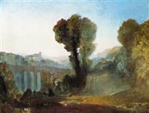 Ariccia Sunset - J.M.W. Turner