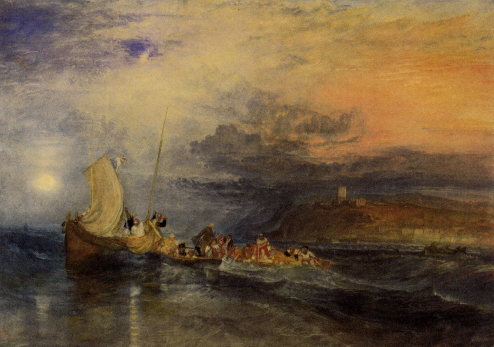 Folkestone From The Sea J M W Turner WikiArt