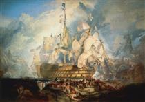 La Bataille de Trafalgar - Joseph Mallord William Turner