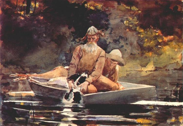 After the hunt, 1892 - Уинслоу Хомер