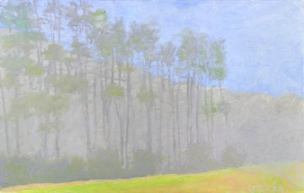 Treeline in a Blue Haze, 2008 - Wolf Kahn