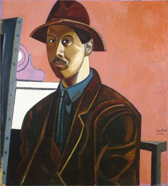 Portrait of the Artist as the Painter Raphael, 1921 - Персі Віндем Льюїс