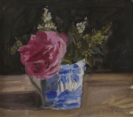 Montrouge rose in an English cup, 1968 - Yiannis Tsaroychis