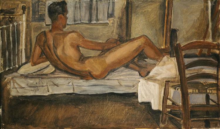 Nude, 1940 - Yiannis Tsaroychis