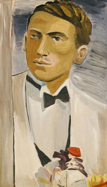 Version of a Portrait with Paper Flowers, 1934 - Яніс Царухіс