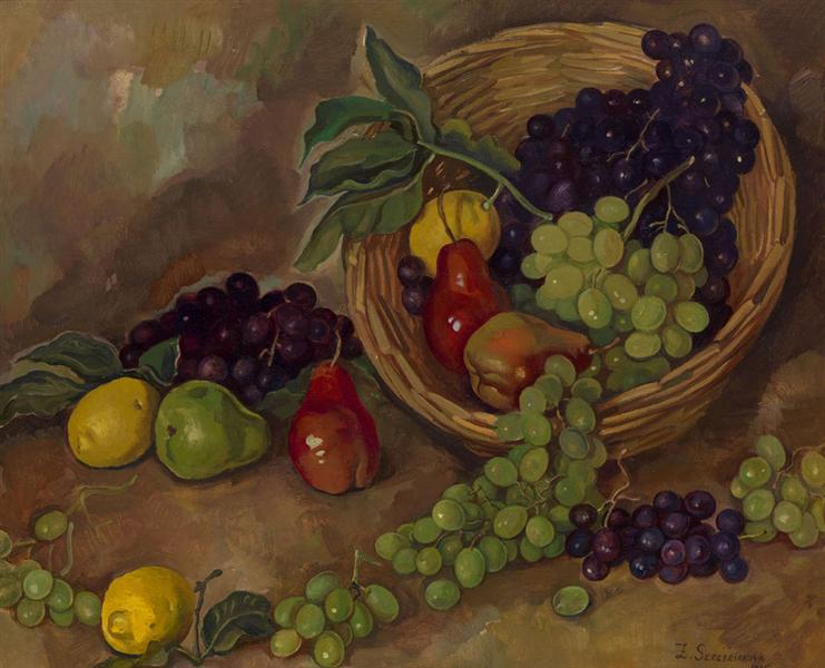 Fruit piece, 1935 - Sinaida Jewgenjewna Serebrjakowa