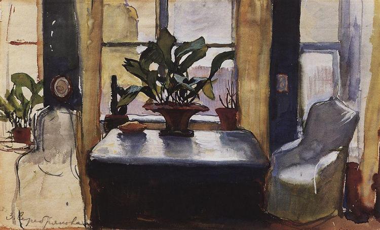 Terrace, c.1900 - Zinaida Serebriakova