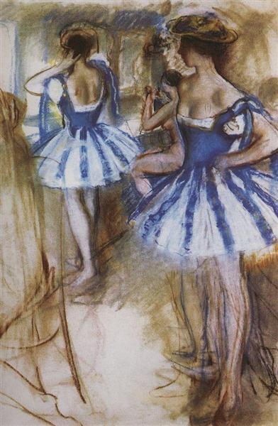 Two dancers, 1922 - 1924 - Zinaida Evgenievna Serebriakova